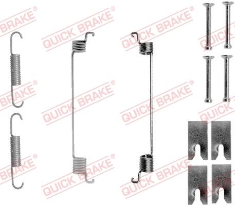 OJD Quick Brake 1050866 - Tartozékkészlet, fékpofa parts5.com