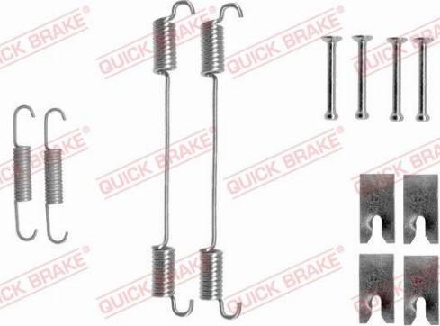 OJD Quick Brake 1050862 - Accessory Kit, brake shoes parts5.com