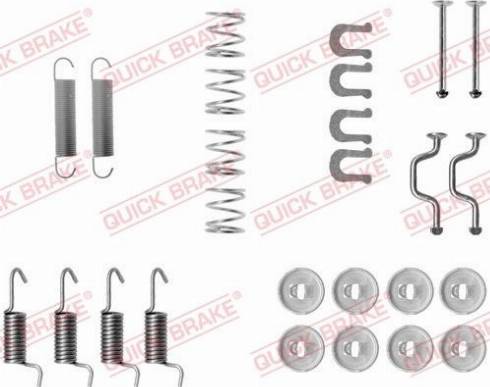 OJD Quick Brake 105-0810 - Lisakomplekt, seisupiduriklotsid parts5.com