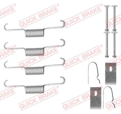 OJD Quick Brake 105-0884 - Aksesuar seti, El freni pabucu parts5.com