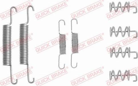 OJD Quick Brake 1050831 - Σετ βοηθ. εξαρτημάτων, σιαγόνες χειρόφρενου parts5.com