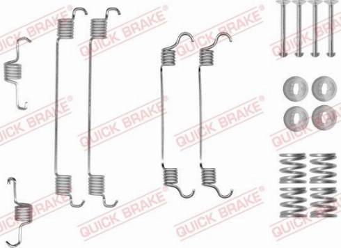 OJD Quick Brake 1050820 - Set accesorii, sabot de frana parts5.com