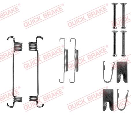 OJD Quick Brake 1050875 - Aksesuar seti, El freni pabucu parts5.com