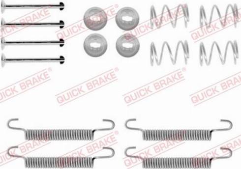 OJD Quick Brake 1050791 - Accessory Kit, parking brake shoes parts5.com