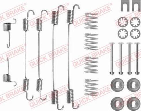 OJD Quick Brake 105-0747 - Set accesorii, sabot de frana parts5.com