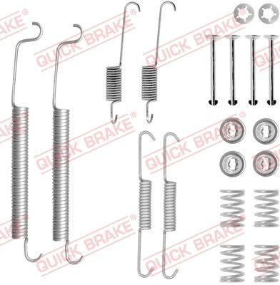 OJD Quick Brake 1050756 - Σετ βοηθ. εξαρτημάτων, σιαγόνες φρένου parts5.com