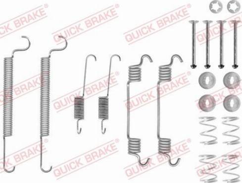 OJD Quick Brake 1050766 - Set accesorii, sabot de frana parts5.com