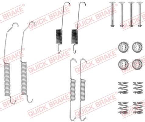 OJD Quick Brake 105-0701 - Tarvikesarja, jarrukengät parts5.com