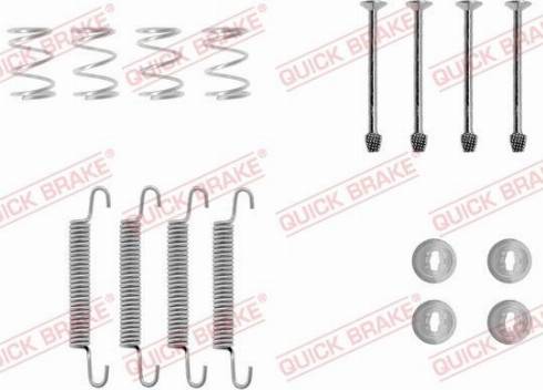 OJD Quick Brake 1050711 - Komplet pribora, čeljusti parkirne kočnice parts5.com