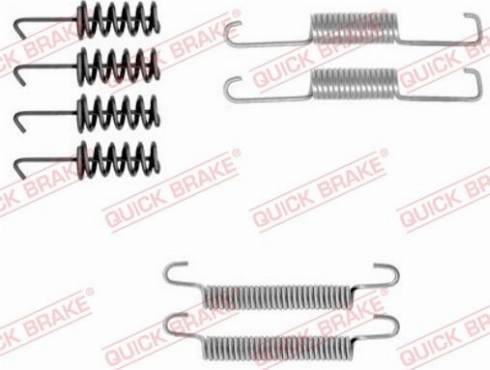 OJD Quick Brake 1050774 - Set accesorii, saboti frana parcare parts5.com