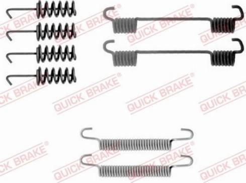 OJD Quick Brake 1050775 - Set accesorii, saboti frana parcare parts5.com