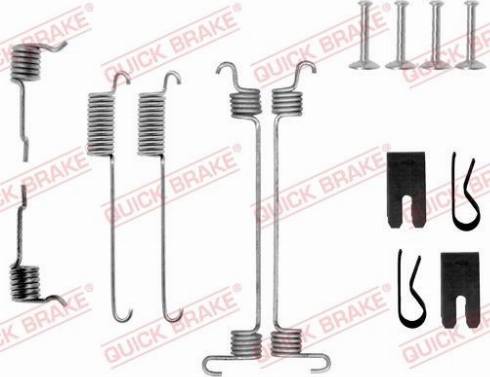 OJD Quick Brake 1050772 - Set accesorii, sabot de frana parts5.com