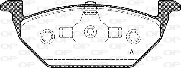 TOMEX brakes 1092 - Komplet kočnih obloga, disk kočnica parts5.com