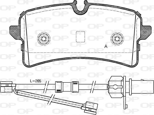 Porsche 95B698451J - Set placute frana,frana disc parts5.com