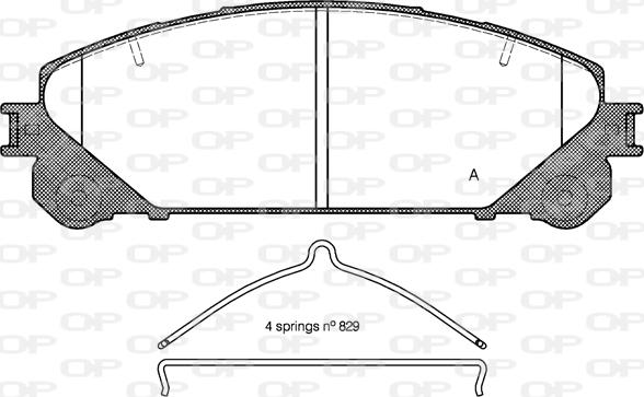 LEXUS 04465-78020 - Set placute frana,frana disc parts5.com