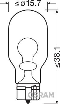 Osram 921-02B - Ampul, sinyal lambası parts5.com