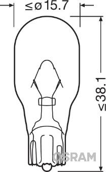 Osram 921NA - Крушка с нагреваема жичка, мигачи parts5.com