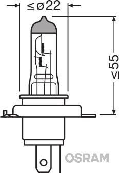 Osram 64193 - Λυχνία, μεγάλα φώτα parts5.com