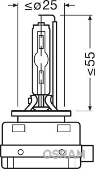 Osram 66140 - Žarulja, far za dugo svjetlo parts5.com