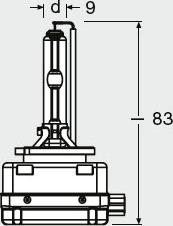 Osram 66340 - Izzó, távfényszóró parts5.com