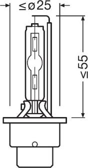 Osram 66240CBN-HCB - Ampoule, projecteur longue portée parts5.com