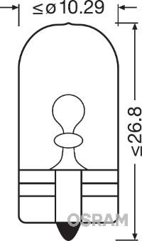 Osram 2845 - Žarulja, pokazivač smjera parts5.com