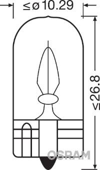 Osram 2841 - Sijalica, svetlo unutrašnjeg prostora parts5.com