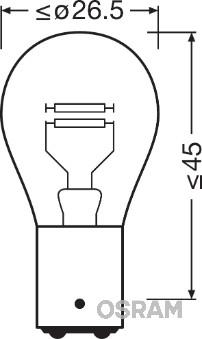 Osram 7528 - Žárovka, blikač parts5.com