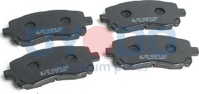 Oyodo 10H7009-OYO - Brake Pad Set, disc brake parts5.com