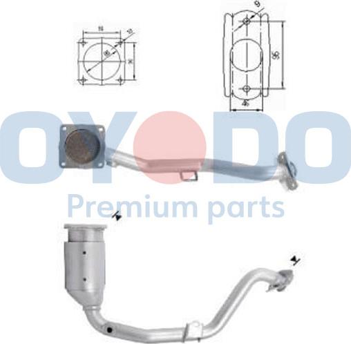 Oyodo 10N0069-OYO - Katalyzátor parts5.com