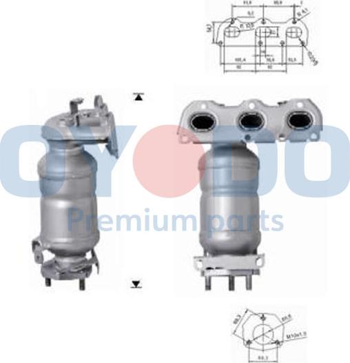 Oyodo 10N0002-OYO - Katalyzátor parts5.com