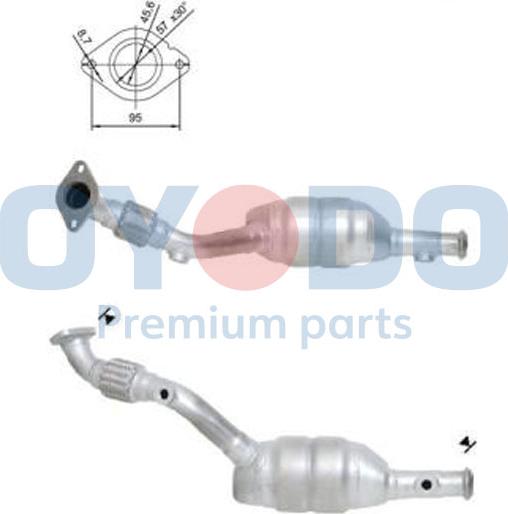 Oyodo 10N0014-OYO - Katalizatör parts5.com