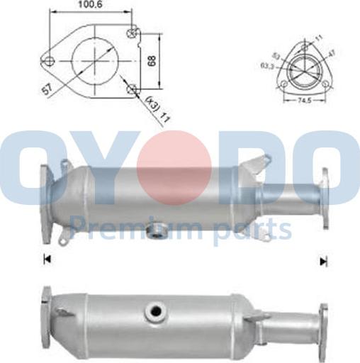 Oyodo 10N0085-OYO - Katalyzátor parts5.com