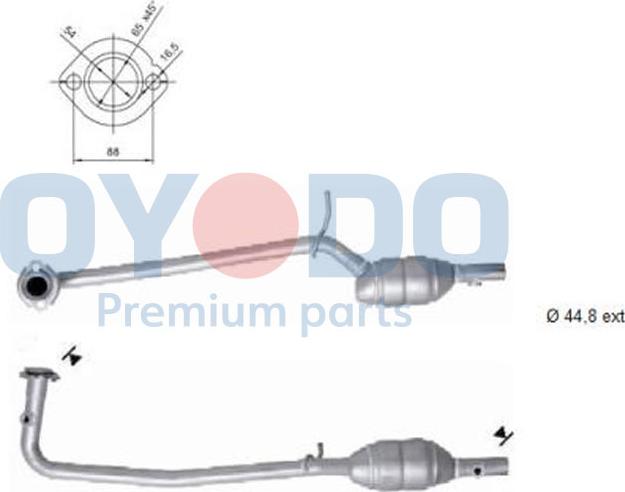 Oyodo 10N0078-OYO - Katalyzátor parts5.com