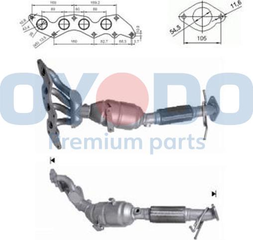 Oyodo 10N0143-OYO - Katalyzátor parts5.com