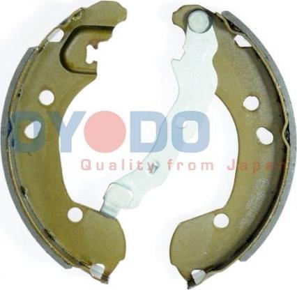 Oyodo 25H1057-OYO - Zestaw szczęk hamulcowych parts5.com