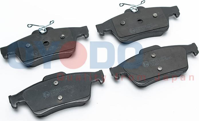 Oyodo 20H0A31-OYO - Brake Pad Set, disc brake parts5.com