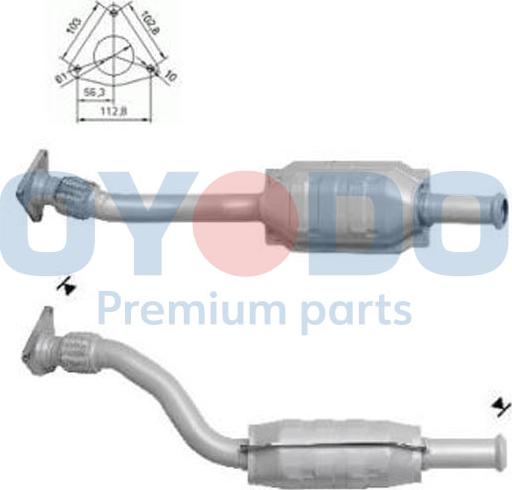 Oyodo 20N0051-OYO - Katalyzátor parts5.com