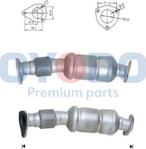 Oyodo 20N0015-OYO - Katalyzátor parts5.com