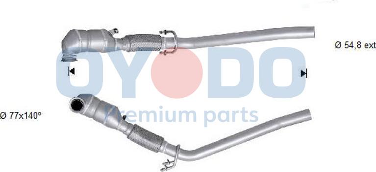 Oyodo 20N0027-OYO - Catalytic Converter parts5.com