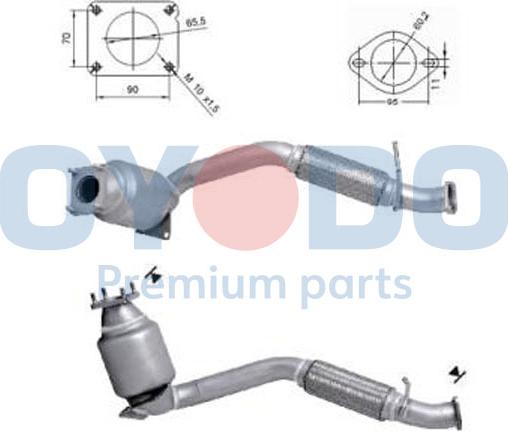 Oyodo 20N0118-OYO - Catalyseur parts5.com