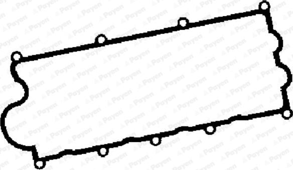 Payen JM5197 - Zaptivka, poklopac glave cilindra parts5.com