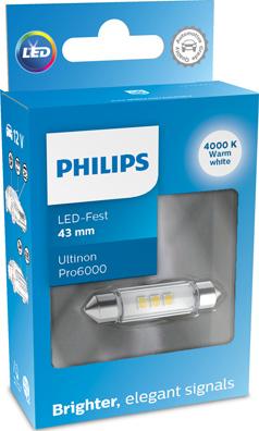 PHILIPS 11866WU60X1 - Izzó, belső világítás parts5.com