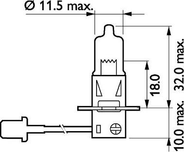 PHILIPS 13336MDC1 - Żarówka, reflektor dalekosiężny parts5.com