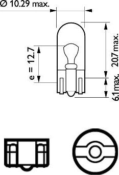 PHILIPS 12961LLECOCP - Polttimo, vilkkuvalo parts5.com