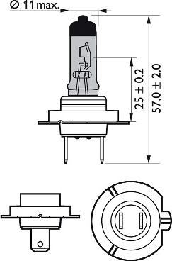 PHILIPS 12972WVUSM - Zarnica, zaromet z dolgo lucjo parts5.com