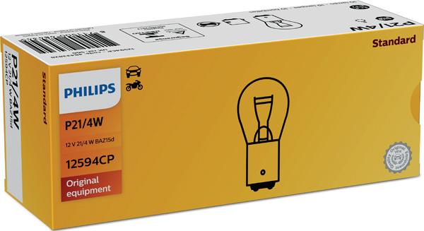 PHILIPS 12594CP - Lámpara incandescente, luz trasera / de freno parts5.com