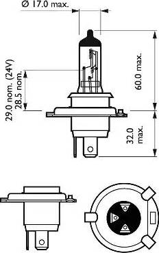 PHILIPS 12569RAC1 - Λυχνία, μεγάλα φώτα parts5.com