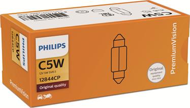 PHILIPS 12844CP - Лампа накаливания, фонарь освещения номерного знака parts5.com