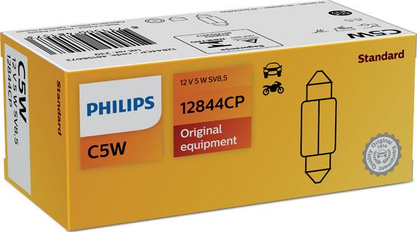 PHILIPS 12844CP - Izzó, rendszámtábla-világítás parts5.com